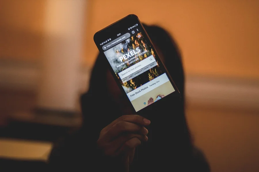 Smartphone displaying a modern online reading app with web novel chapters open
