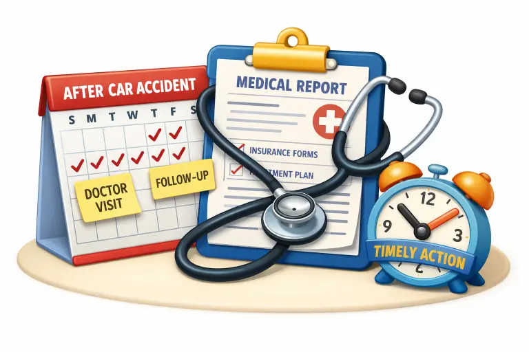 How Medical Treatment Timing Affects Your Car Accident Claim